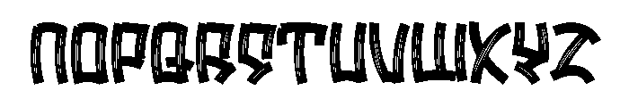 Brush Batman Font UPPERCASE