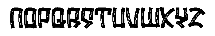 Brush Batman Font LOWERCASE