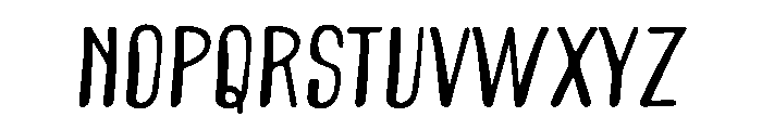 Brush Cromed Font LOWERCASE