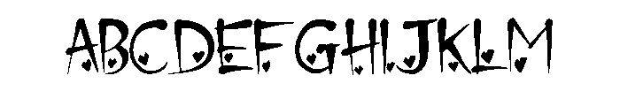 Brush Ink Heart By Sque Regular FONT
