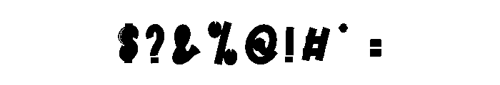 Brush October Font OTHER CHARS