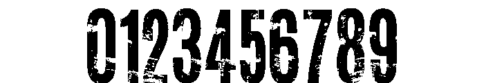 Brush Power Regular Font OTHER CHARS