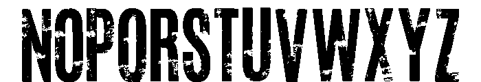 Brush Power Regular Font LOWERCASE