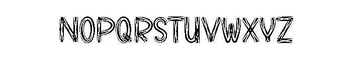 Brush Pumpkin Font LOWERCASE