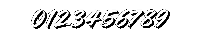 BrushScriptShadow Font OTHER CHARS