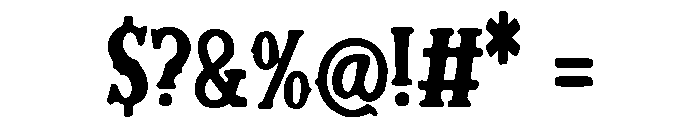 Brushed_Robin Font OTHER CHARS