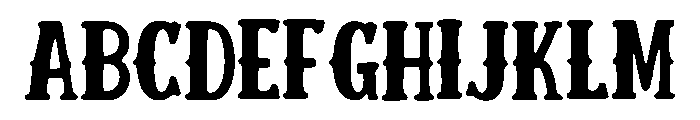 Brushed_Robin Font UPPERCASE
