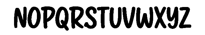 Brushilo Font UPPERCASE