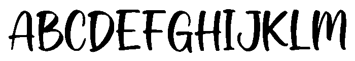 Brushing_Script Font UPPERCASE