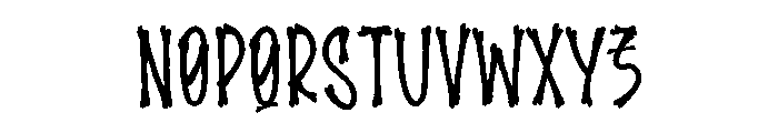Brushing Valentine Font LOWERCASE