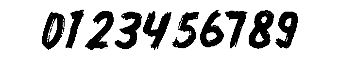 Brushly Font OTHER CHARS