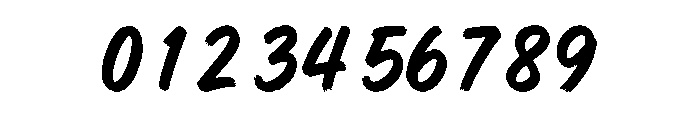 Brushlyn Font OTHER CHARS
