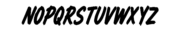 Brushlyn Font UPPERCASE