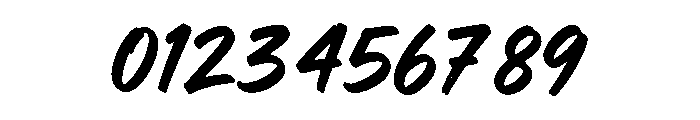 Brushmaker Font OTHER CHARS