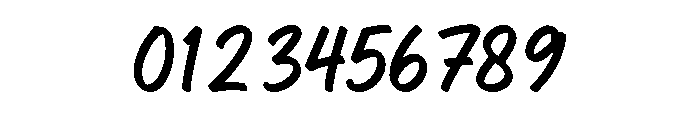 Brushon Font OTHER CHARS