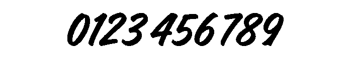 Brushora Font OTHER CHARS