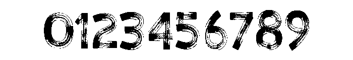 Brushque Regular Font OTHER CHARS