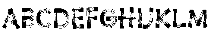 Brushque Regular Font UPPERCASE