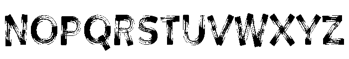 Brushque Regular Font UPPERCASE