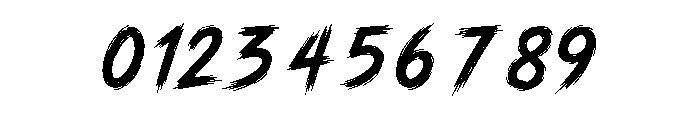 Brushrage Font OTHER CHARS