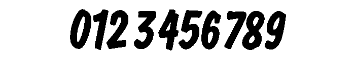 Brushriot Font OTHER CHARS