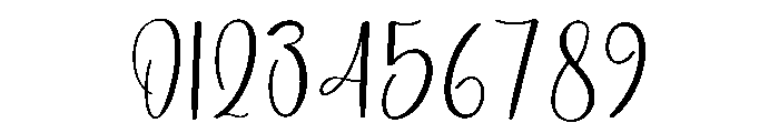Brushtick Font OTHER CHARS
