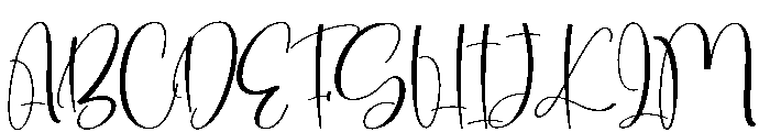 Brushtick Font UPPERCASE