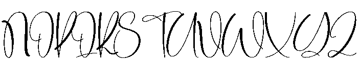 Brushtick Font UPPERCASE