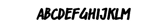 Brushvolt Font UPPERCASE