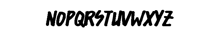 Brushvolt Font LOWERCASE
