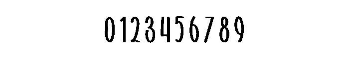 Brushy Notes Font OTHER CHARS