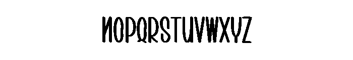 Brushy Notes Font LOWERCASE
