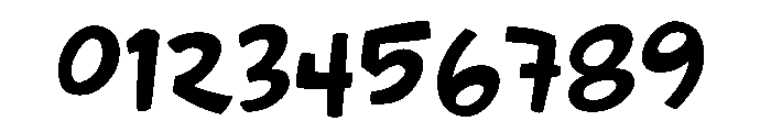 Brushzilla Regular Font OTHER CHARS