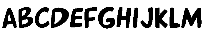 Brushzilla Regular Font UPPERCASE