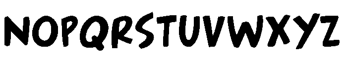 Brushzilla Regular Font UPPERCASE