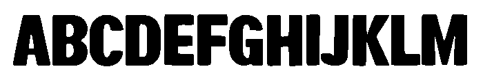 Brutalist Bold Font UPPERCASE