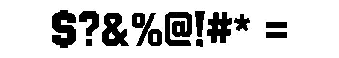 Brutalyn Font OTHER CHARS