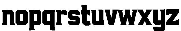 Brutalyn Font LOWERCASE