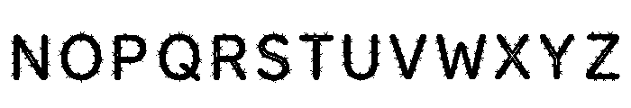 Brute Regular Font LOWERCASE