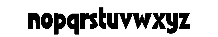 Brysh Font LOWERCASE
