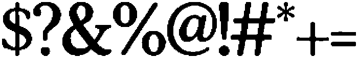 BRAMWELL Regular otf (400) Font OTHER CHARS