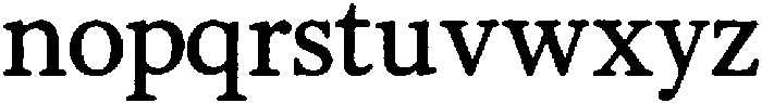 BRAMWELL Regular otf (400) Font LOWERCASE