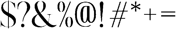 BRANCH otf (400) Font OTHER CHARS
