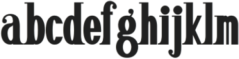 BRANTA Regular otf (400) Font LOWERCASE