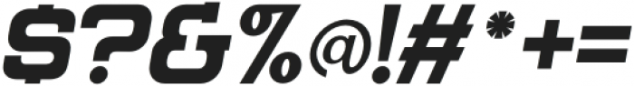 BRAVE Eightyone Italic otf (400) Font OTHER CHARS