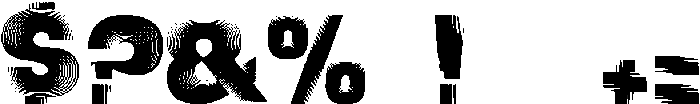 BRAVO Regular otf (400) Font OTHER CHARS
