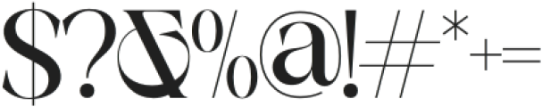 BRETTALINE Medium otf (500) Font OTHER CHARS