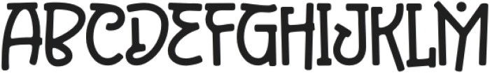 BRIGEND-Regular otf (400) Font UPPERCASE