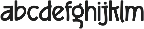 BRIGEND-Regular otf (400) Font LOWERCASE