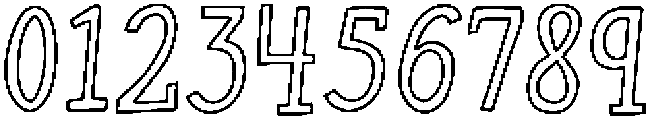 BRIGHT THINGS OUTLINE Regular otf (100) Font OTHER CHARS